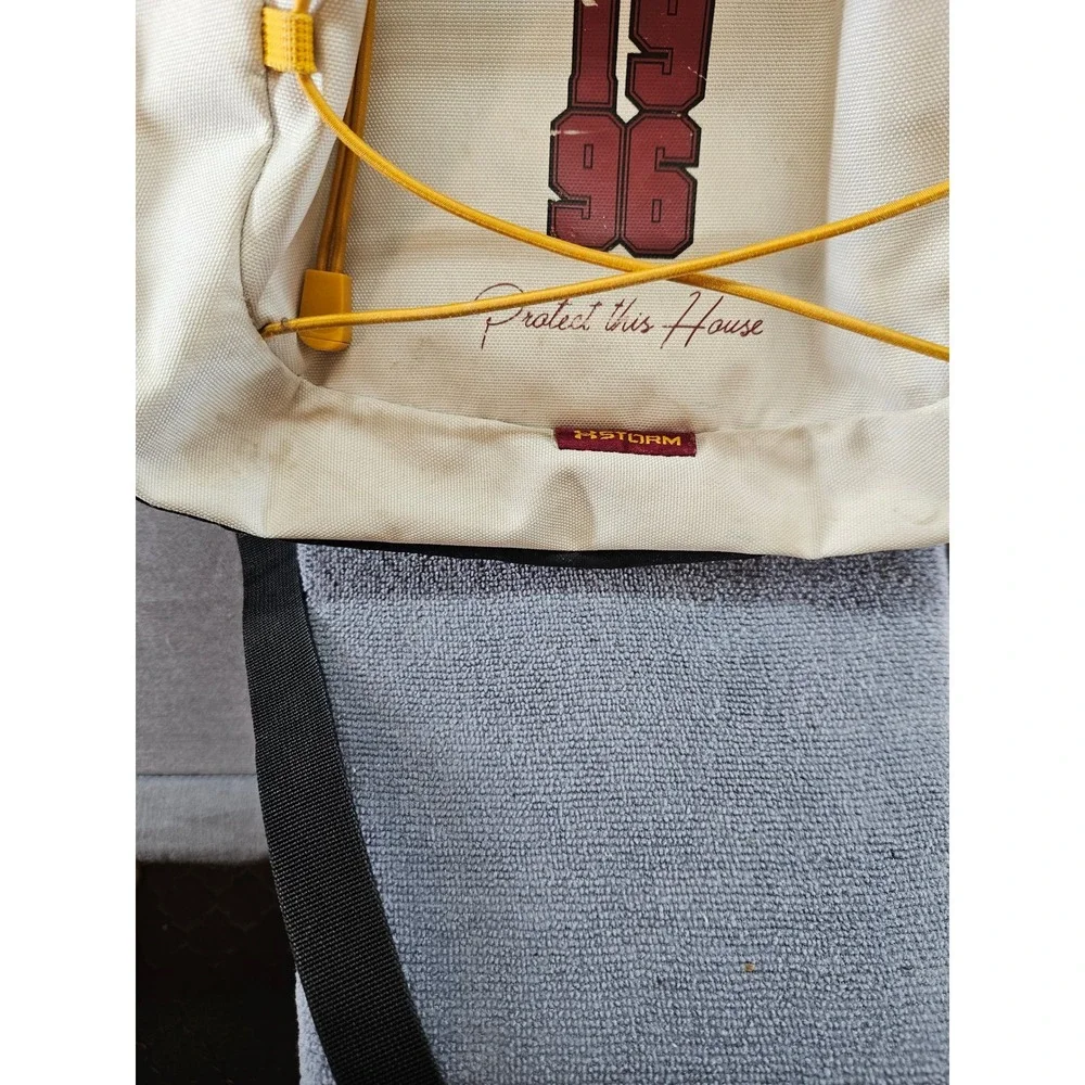 Under Armour Storm Backpack Cream Gold Black 1996 Innovation Performance Bag